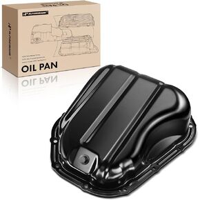 A-Premium Lower Engine Oil Pan Sump with Drain Plug Compatible with Toyota Avalon 1995-1999, Camry 1994-2006, Highlander 2001-2010, Solara 1999-2008, 3.0L 3.3L