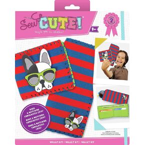 Colorbok Sew Cute Felt Wallet Kit Doggie, Multi-Colored
