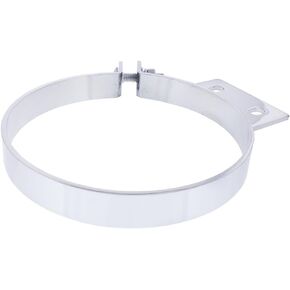 United Pacific 10332 Chrome Plated Exhaust Clamp for Peterbilt, Triple Chrome Plated, Strong & Durable, Steel Construction – ONE Unit – 7 inch