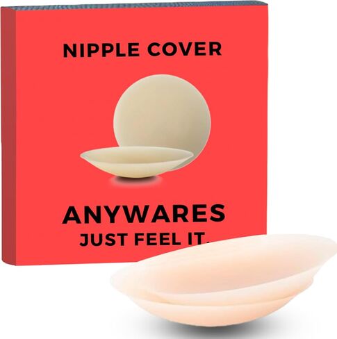 ANYWARES غطاء الحلمة أغطية الحلمات من السيليكون أغطية الحلمات القابلة لإعادة الاستخدام للنساء أغطية الحلمات فطائر اللحم in Saudi Arabia