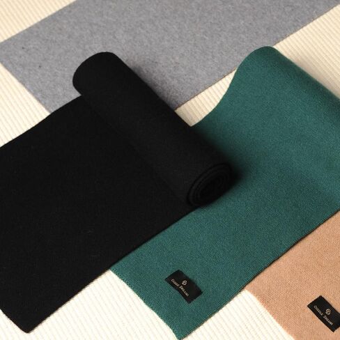 CUDDLE DREAMS 100% Merino Wool Men's Winter Knit Scarf, Easy-to-wear Design, Hassle-free Styling in Saudi Arabia
