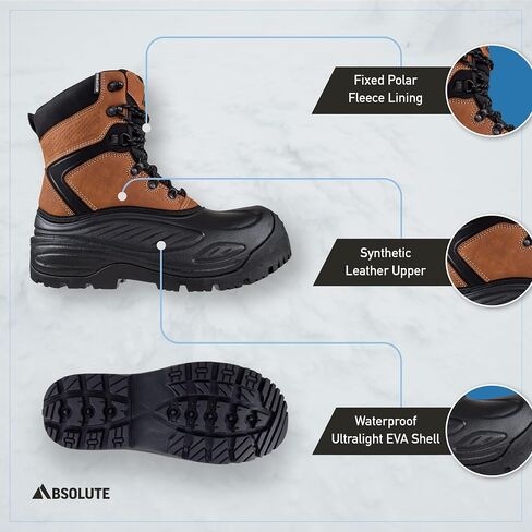 Absolute Sequencer 2 Snow Winter Boots for Men, Warm, Insulated, Waterproof Shell in Saudi Arabia