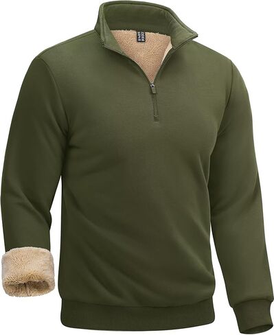 Boladeci الرجال الربع البريدي البلوز قسط شيربا اصطف كم طويل قمصان الغولف للرجال منتصف الوزن 1/4 نصف البريدي بلوزات in Kuwait