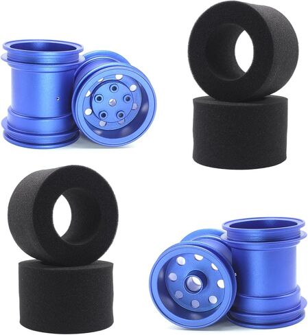 4Pcs tire Lining/Built Sponge for Tamiya CW01 Chassis Lunch Box G6-01 Midnight Pumpkin Kingyelow Konghead RC Car Upgrades Parts in Kuwait
