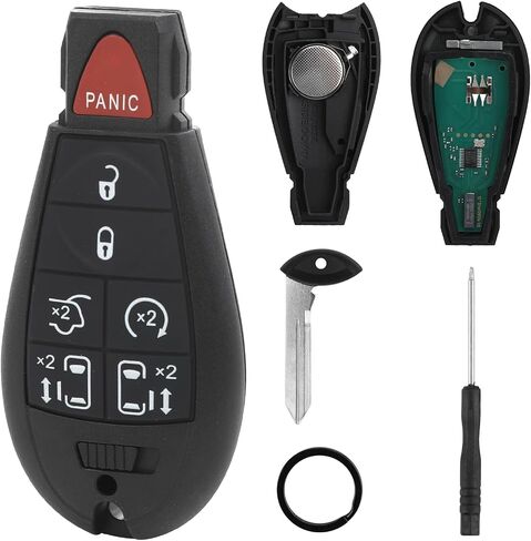 Keyless Remote Smart Key Fob Replacement Fit for M3N5WY783X, Compatible with Chrysler Town and Country 2008-2016, Dodge Grand Caravan 2008-2020, 433Mhz 1Sets(7 Buttons) in Saudi Arabia