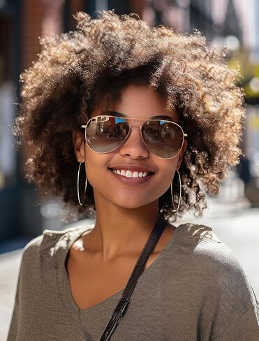 Veda Tinda Vision Aviator Sunglasses for Womens and Men 2024 Vintage 70s Classic Trendy Retro Men Sunglasses UV400 Protection in Saudi Arabia