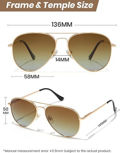 Veda Tinda Vision Aviator Sunglasses for Womens and Men 2024 Vintage 70s Classic Trendy Retro Men Sunglasses UV400 Protection in Saudi Arabia