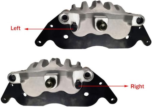 Front Brake Caliper With Sintered Pads For Polaris RZR-Turbo RZR-PRO-XP General-XP-4-1000, Replace 1912473 1912474 1913239 1913240 (Left and Right) in Saudi Arabia