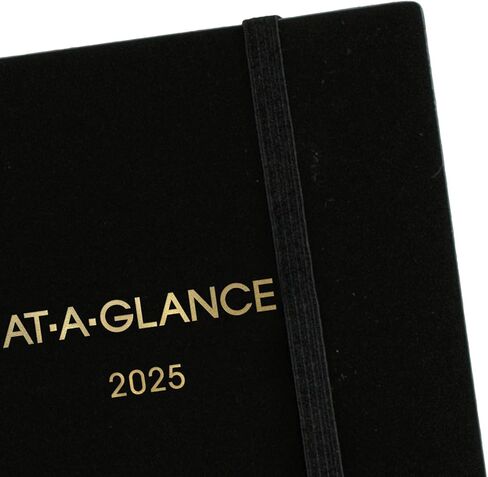 AT-A-GLANCE 2025 Appointment Book Planner, Weekly & Monthly, 8-3/4" x 11", Large, Move-A-Page, Black (70950E0525) in Saudi Arabia
