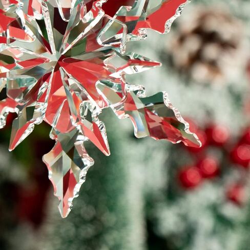 2024 Annual Edition Ornament Crystal Snowflakes Christmas Ornaments (2022-Color) in Saudi Arabia