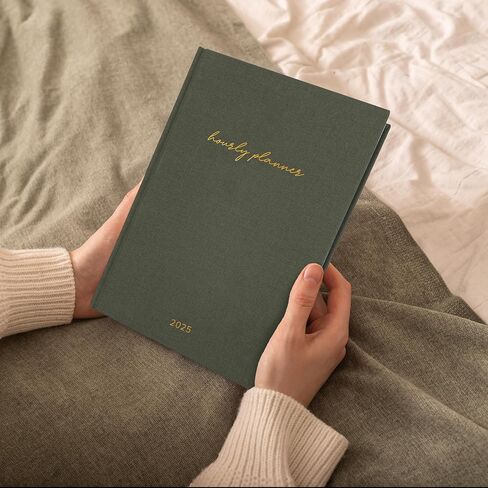 Beautiful 2025 Appointment Book Planner - Sturdy Linen Daily Planner & Weekly Calendar with Half Hourly Schedule Easily Keeps Track Of All Your Appointments - The Perfect Day by Day Organizer in Saudi Arabia