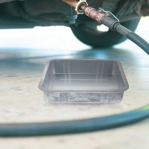 BESPORTBLE Oil Drip Pan Steel Oil Drain Pan Funnel King Drip Tray Heavy Duty Oil Tray Seamless Drain Utility Pan Oil Drip Tray Pan for Mechanics Motorcycle Automotive Oil Oil Change Pan in Saudi Arabia