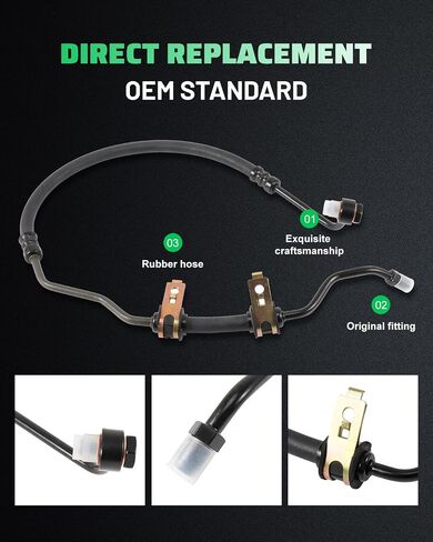 SCITOO Steering Hose Pressure Hose Line Assembly Fit For Kia Sorento 2003 2004 2005 2006 Replace #575003 in Saudi Arabia