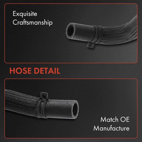 A-Premium Power Steering Reservoir Hose line Compatible with Ford F-250 Super Duty F-350 Super Duty 2017-2019 6.7L Reservoir to Pump in Saudi Arabia