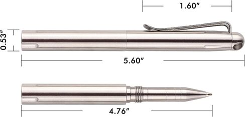 قلم SMOOTHERPRO عالي التحمل من الفولاذ المقاوم للصدأ مع 3 أطراف متوافقة مع عبوة باركر لقلم حبر جاف للأيدي المصابة بالتهاب المفاصل من تريمور باركنسون (SP902) in Kuwait