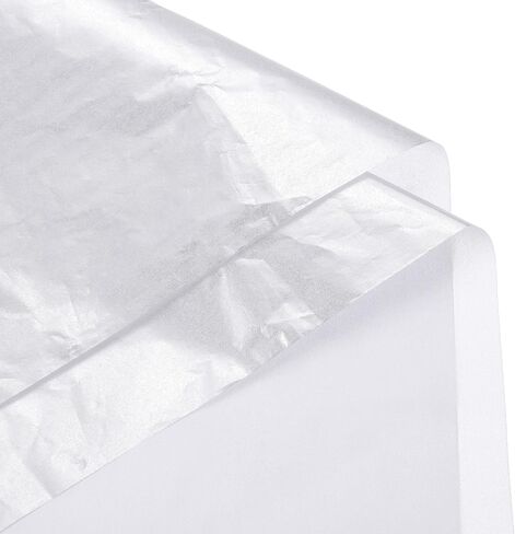 MECCANIXITY Flower Wrapping Tissue Paper Gift Wrapping Tissue Silver Paper 27x19inch for Festival Decorations DIY Crafts Birthday Party Happy Easter Day Packing Decoration 25pcs in Saudi Arabia