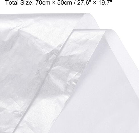 MECCANIXITY Flower Wrapping Tissue Paper Gift Wrapping Tissue Silver Paper 27x19inch for Festival Decorations DIY Crafts Birthday Party Happy Easter Day Packing Decoration 25pcs in Saudi Arabia