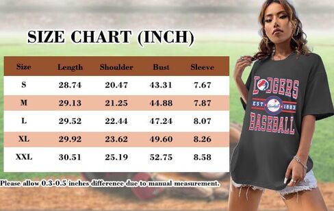 Baseball Shirt Women Oversized Funny Baseball Graphic Shirts Baseball Fans T-Shirt Baseball Mom Game Day Short Sleeve Top in Kuwait