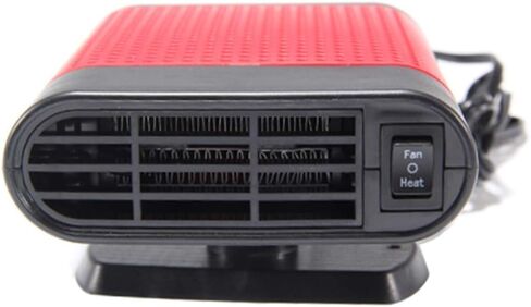 Portable car Heater That Plugs Into Cigarette Lighter 12V Car Heater Defroster 150W 30 Seconds Fast Heating for Winter, Upgraded Car Vehicle Ceramic Heater Air Cleaner for Cars (Red) in Saudi Arabia