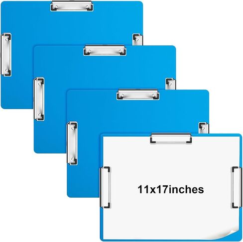 Tenceur 4 قطع 11 × 17 حافظة ثلاثة مقاطع كبيرة جدًا حافظة رسم أفقية 11 × 17 بوصة لوحة فنية زرقاء رسم المناظر الطبيعية لطلاب المدارس والمدرسين in Saudi Arabia