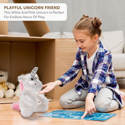 CHILDLIKE BEHAVIOR Dog Stuffed Animal Toy - Puppy Plushie Light Brown Plush Toy Pillow for Girls and Boys - Soft and Squishy Stuffed Animal - Machine Washable Cuddly Toys - 15''W x 10''H in Kuwait