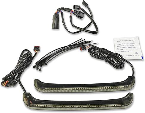 Custom Dynamics Dual Color Low Profile Bagz Saddlebag Lights for '14-'22 HD Touring Models - with Turn Signal Decoder Module in Saudi Arabia