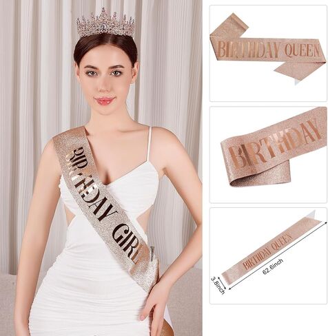 Tiara for Women, Crystal Queen Crowns, Rhinestone Princess Tiaras, Royal Hair Accessories Perfect for Birthday Decorations, Wedding Brides, and Halloween Cosplay (Silver) in Kuwait