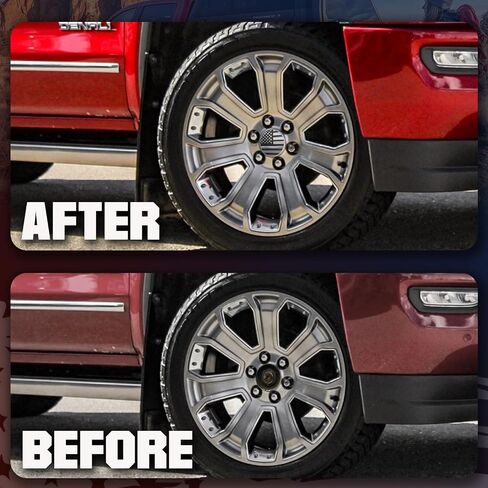 83MM 3.25 Inch Wheel Center Caps Rim Wheel Center Hub Caps, Pack of 4 Gloss Black with American Flag in Kuwait
