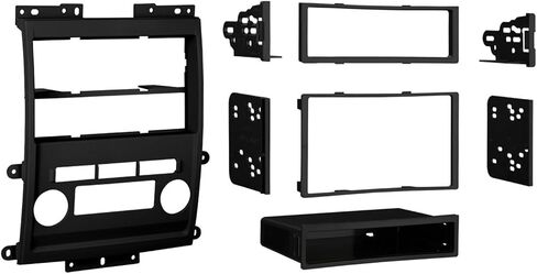 Metra 99-7428B Double DIN/ISO DIN Installation Dash Kit for 2009 Nissan Frontier LE/SE (Black) in Saudi Arabia