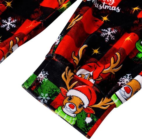 Men's Christmas Fleece Jogger Pajama Pant Funny Holiday Graphic Lounge Sleep Pants with Pockets in Kuwait
