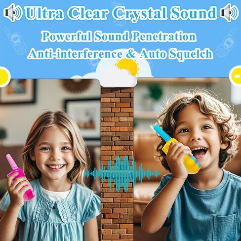 Walkie Talkies for Kids W/Rechargeable Battery, Kids Walkie Talkies Long Range, Radio Walkie Talkies, Walkie Talkie Clear Sound, Outdoor Toys for Kids Ages 4-8-12 (Green2, 2 Pack) in Saudi Arabia