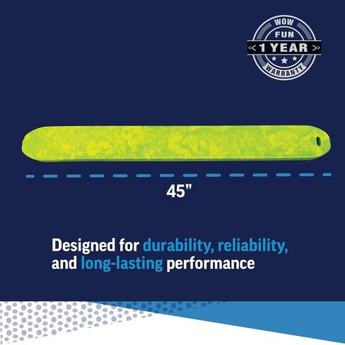 WOW Sports - Green Vacation Mode Pool Noodle - Perfect for Pools, Swimming, & Floating - Floatation Device for Adults & Children - Pool Party Accessory in Kuwait