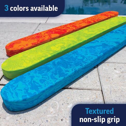 WOW Sports - Green Vacation Mode Pool Noodle - Perfect for Pools, Swimming, & Floating - Floatation Device for Adults & Children - Pool Party Accessory in Kuwait