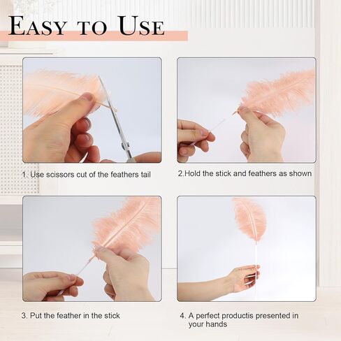 80 قطعة 15-17 بوصة (38-43 سم) مجموعة ريش النعام الأبيض الطبيعي. تحتوي المجموعات على 8-10 بوصات من الريش و7 بوصات من أعواد الريش الأبيض. لمشاريع DIY المختلفة. (أبيض) in Kuwait