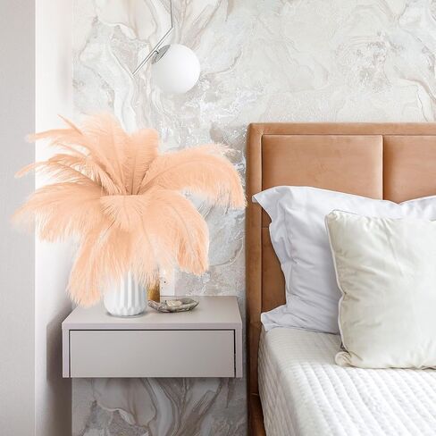 80 قطعة 15-17 بوصة (38-43 سم) مجموعة ريش النعام الأبيض الطبيعي. تحتوي المجموعات على 8-10 بوصات من الريش و7 بوصات من أعواد الريش الأبيض. لمشاريع DIY المختلفة. (أبيض) in Kuwait