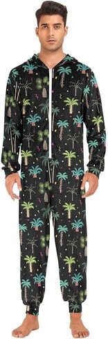 بيجامة Ollabaky للبالغين من Onesie للرجال والنساء قطعة واحدة زي ملابس نوم بذلة متطابقة من Pjs in Saudi Arabia