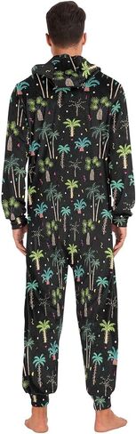 بيجامة Ollabaky للبالغين من Onesie للرجال والنساء قطعة واحدة زي ملابس نوم بذلة متطابقة من Pjs in Saudi Arabia