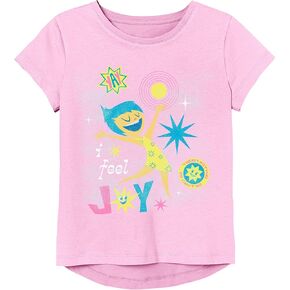 Disney Inside Out 2 Short Sleeve T-Shirt-Girls 4-16 Sizes