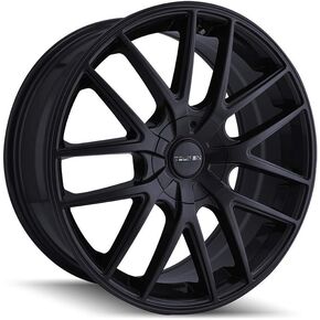 TR60 18x8, Bolt Pattern: 5x112/120, Offset: 40, FULL MATTE BLACK, set of 1