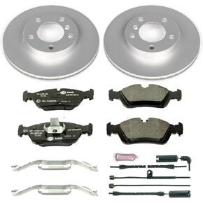 Power Stop ESK496 Front Euro-Stop Brake Kit BMW and 2 Front Sensor Wires For BMW 318i, BMW 318is, BMW 3, BMW 323i, BMW 323is, BMW 325i, BMW 325is, BMW 328i, BMW 328is, BMW Z3, BMW Z4 [Model Specific]