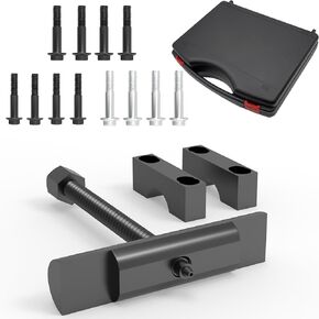60050 Yoke Puller Works for Class 6-8 Trucks and Equipment Heavy Duty Yoke Removal Tool Kit Semi Truck Yoke Remover with 12 pcs Flange Bolt