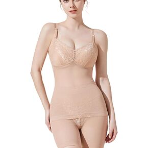 Womens Shapewear Tummy Control Breathable Plus Size Shapewear Tops Lace Body Shaper for Women Shapewear Tops