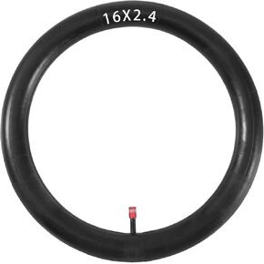 KAMIER 16x2.4/2.125 Inner Tube Straight Valve Stem Replacement for Razor MX650 MX500 SX500 Mcgrath Dirt Bike Front Tire Tube EcoSmart Metro Cargo SUP Electric Scooter Kids Off Road Motocross Parts