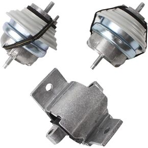 3PCS Engine Motor Mounts C2P17845 Fit for Jaguar XF 4.2L 2009-2009 XJ 5.0L 2010-2013, aftermarket Part Replace, C2Z6265, C2Z5066