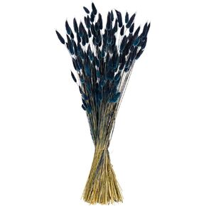 Vickerman 24" Dried Dark Blue Bunny Tail Lagurus Bunch, 3.5 oz.