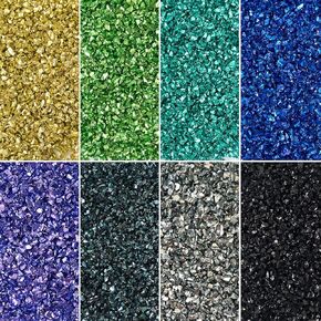 8 Colors Crushed Glass Filler AB Color Chunky Glitter Tiny Glass Stone Beads Pink Broken Chips Glass Pieces for Craft DIY Nail Art Vase Wish Bottle Filler Epoxy Resin Jewelry