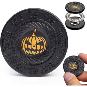 Fidget Toys Adults- Magnetic Metal EDC Fidget Slider for ADHD, Relieve Stress, Tension, Anxiety - Focus - Find Inspiration, Backpack, Purse Hanging Decoration(Alloy, Black)