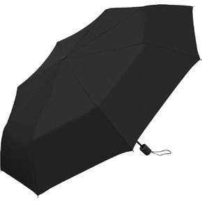 Weather Station Mini Rain Umbrella, Manual Folding Umbrella, Windproof, Lightweight and Packable for Travel, Full 42 Inch Arc, Black