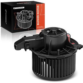 A-Premium HVAC Heater Blower Motor Assembly Compatible with Ford, Mazda & Mercury Vehicles - F-350, F53, Escape, F-250/350/450/550 Super Duty, Tribute, Mariner - Front Side