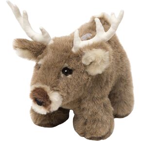 Carstens White Plush Tail Deer Kids Coin Bank، 12x8x6 بوصة